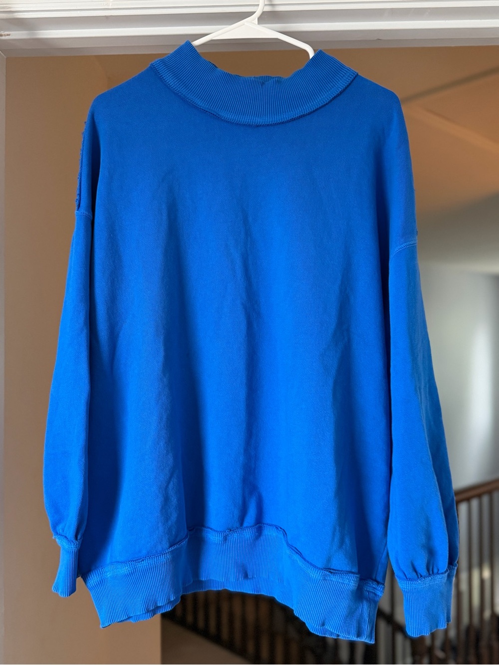 We The Free Palm Springs Pullover in Sapphire Princess. VERY Oversized XS
